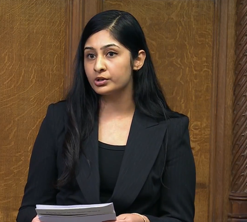Labour MP Zarah Sultana