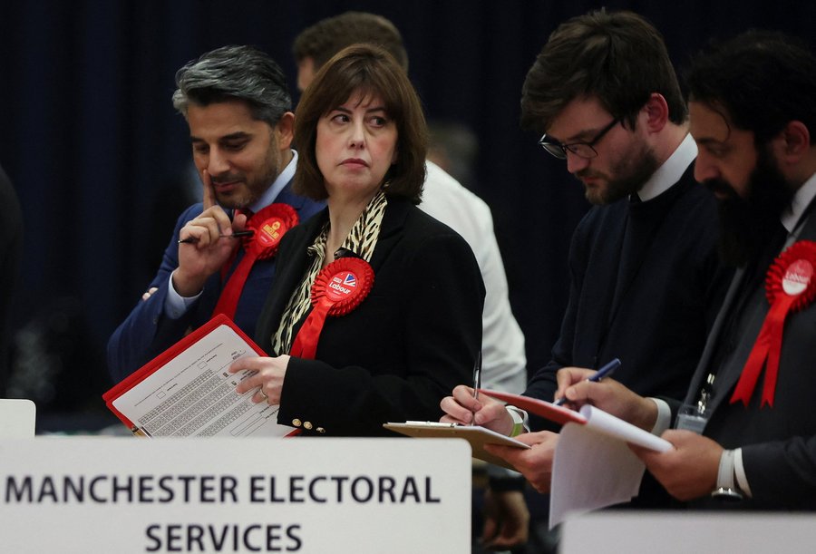 Labour officials at Manchester Central Convention Complex