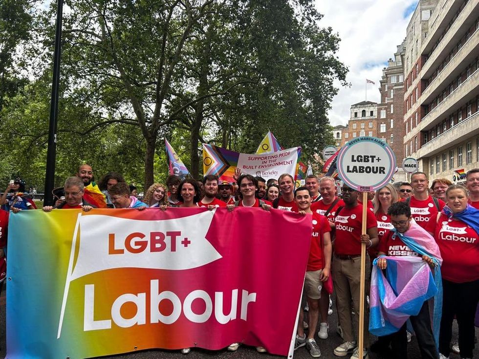 Labour Party attend London Pride parade