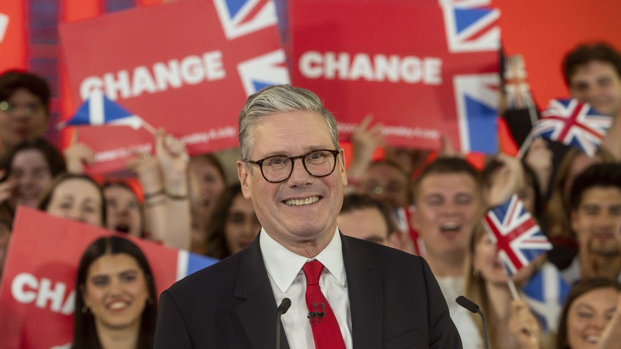 Labour Party leader Keir Starmer after winning 2024 General Election