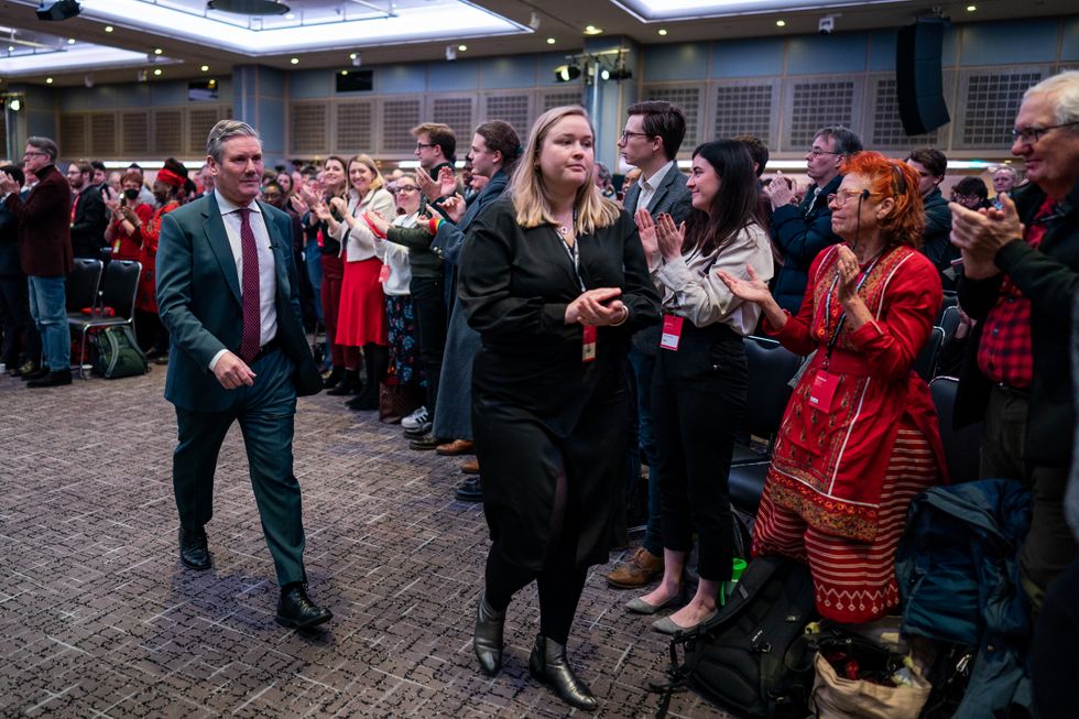 Labour Party leader Sir Keir Starmer after giving his keynote speech during the London Labour Conference at the Leonardo Royal Hotel where he sets out his party's plan for the country. Picture date: Saturday January 28, 2023.