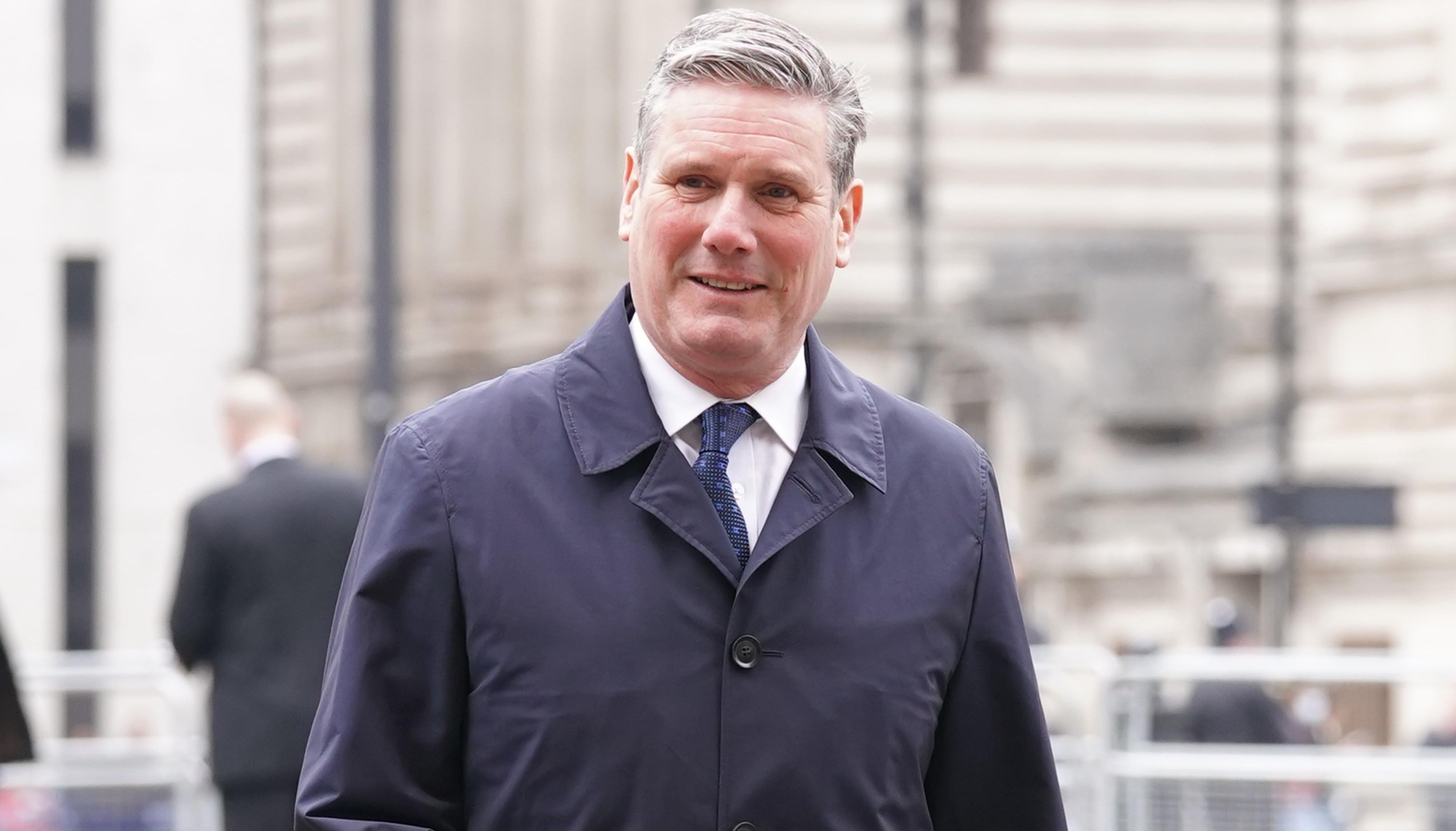 Labour Party leader Sir Keir Starmer arriving for a Service of Thanksgiving for the life of the Duke of Edinburgh, at Westminster Abbey in London. Picture date: Tuesday March 29, 2022.