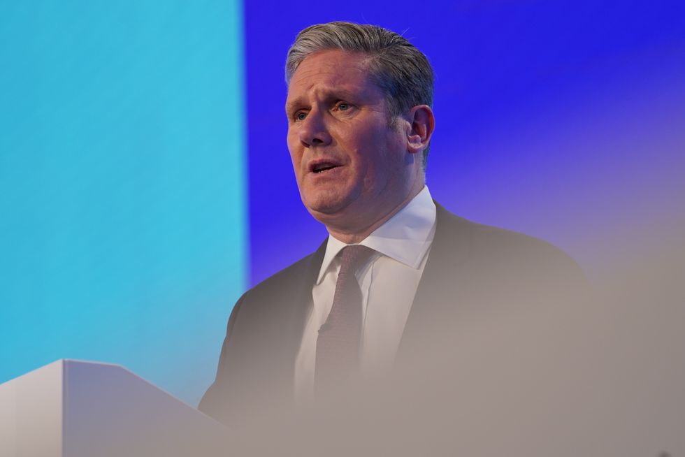 Labour Party leader Sir Keir Starmer delivers a speech during the Confederation of British Industry (CBI) annual conference at the Vox Conference Centre in Birmingham. Picture date: Tuesday November 22, 2022.