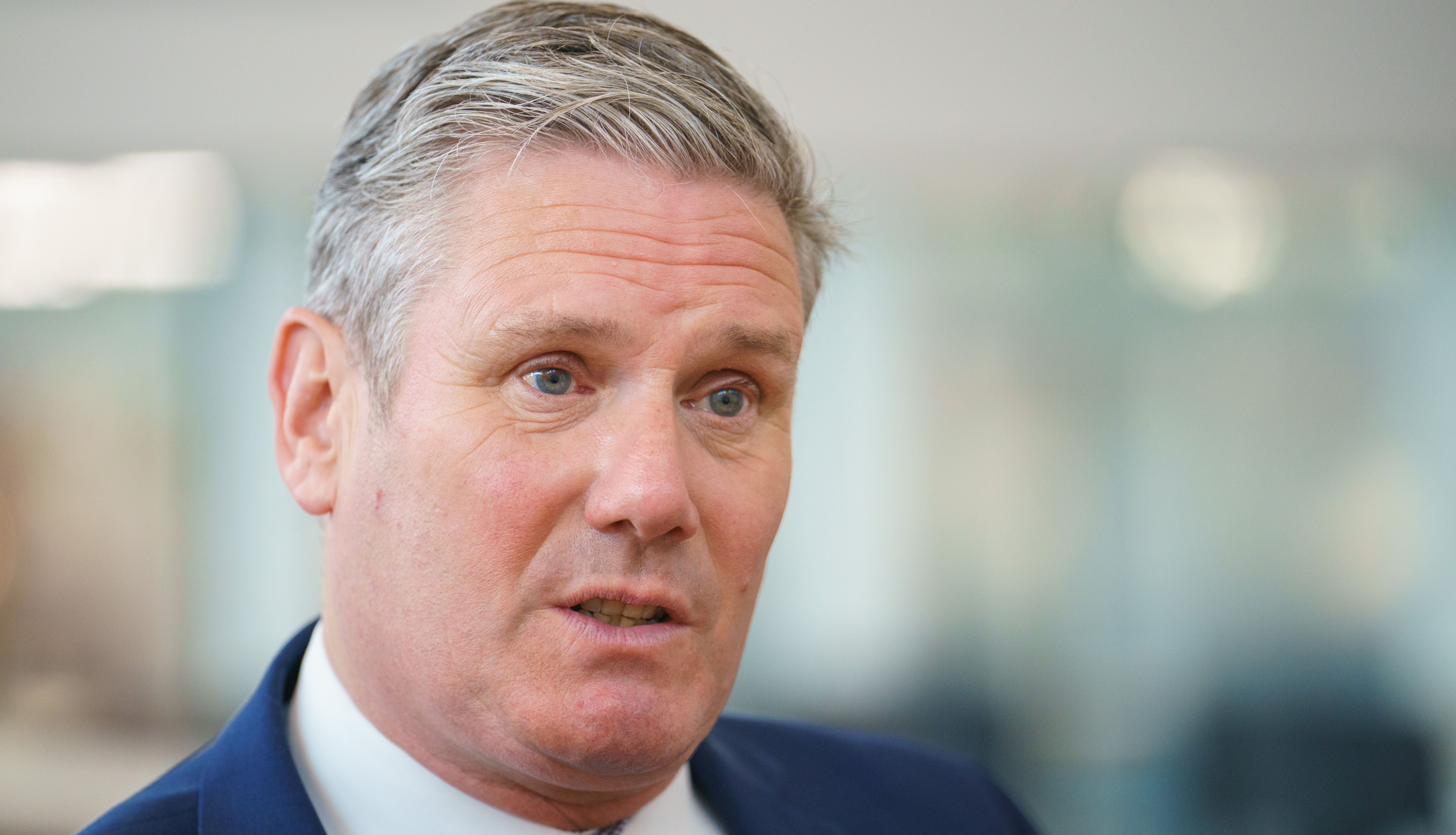 Labour Party leader Sir Keir Starmer during a visit to Sainsbury's at Nine Elms, south London, to discuss the impact of the cost of living crisis with staff and customers. Picture date: Monday May 23, 2022.