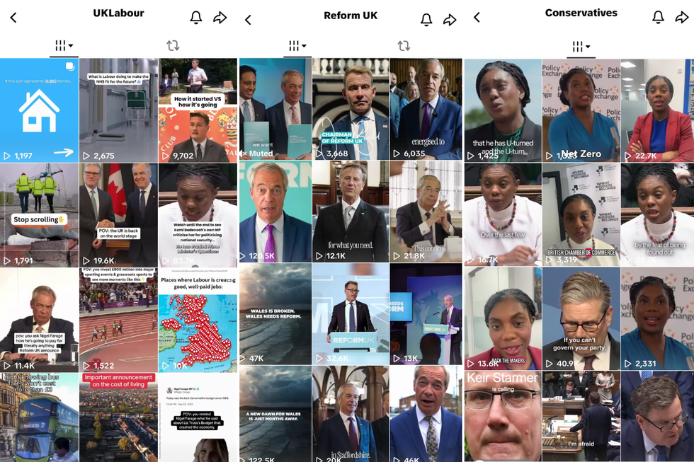 Labour; Reform; Conservatives