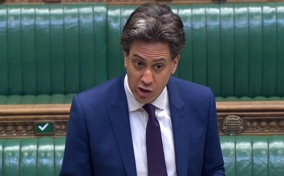 Labour's shadow business secretary Ed Miliband at the Despatch Box during business, energy and industrial strategy questions in the House of Commons, London, on his return to the shadow Cabinet.