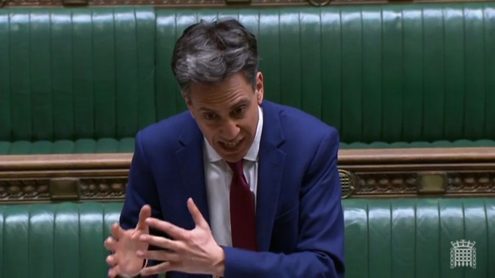 Labour shadow climate change secretary Ed Miliband