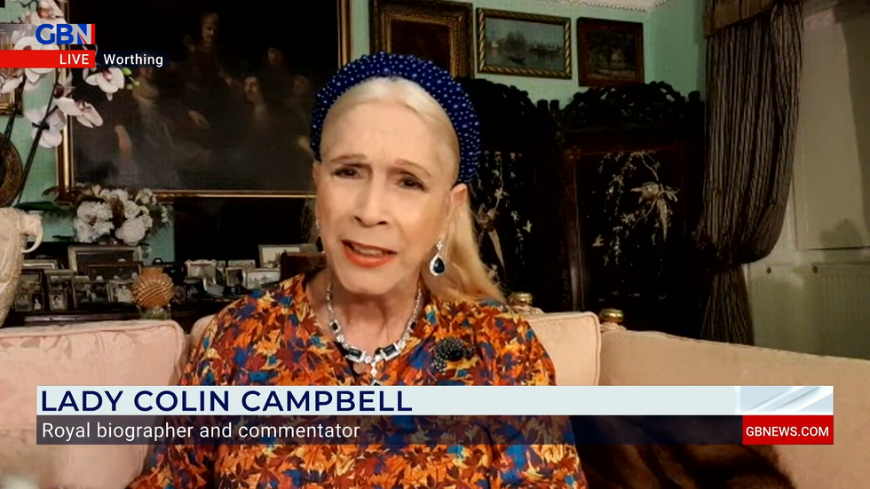 Lady Colin Campbell appears on GB News