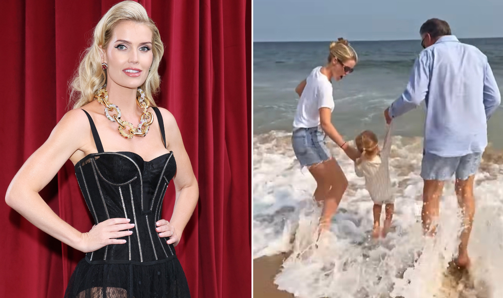 Lady Kitty Spencer and Michael Lewis