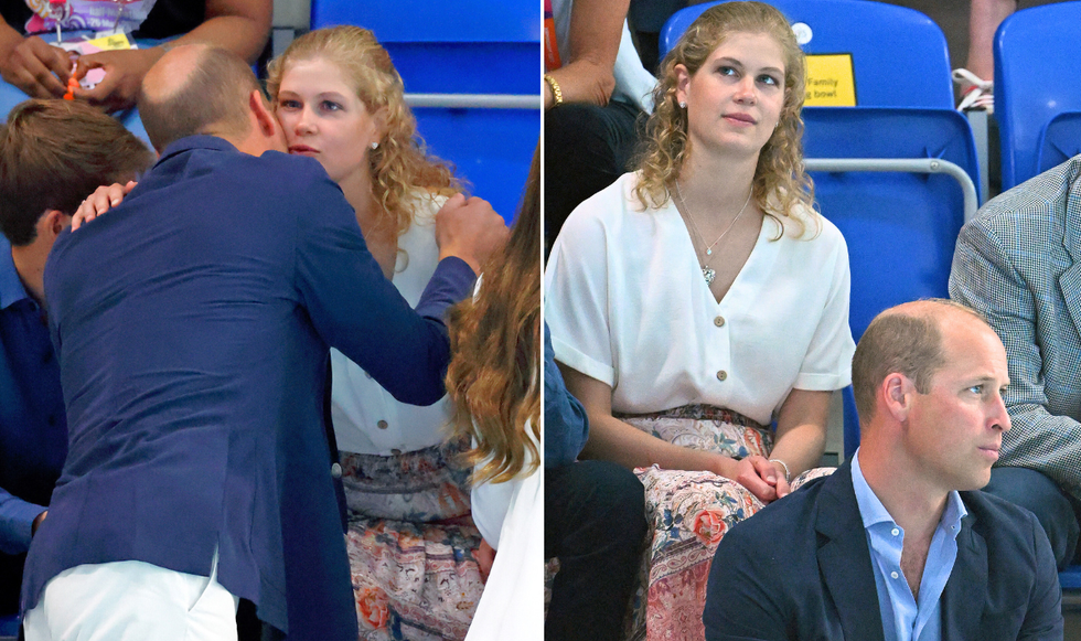 Lady Louise Windsor and Prince William