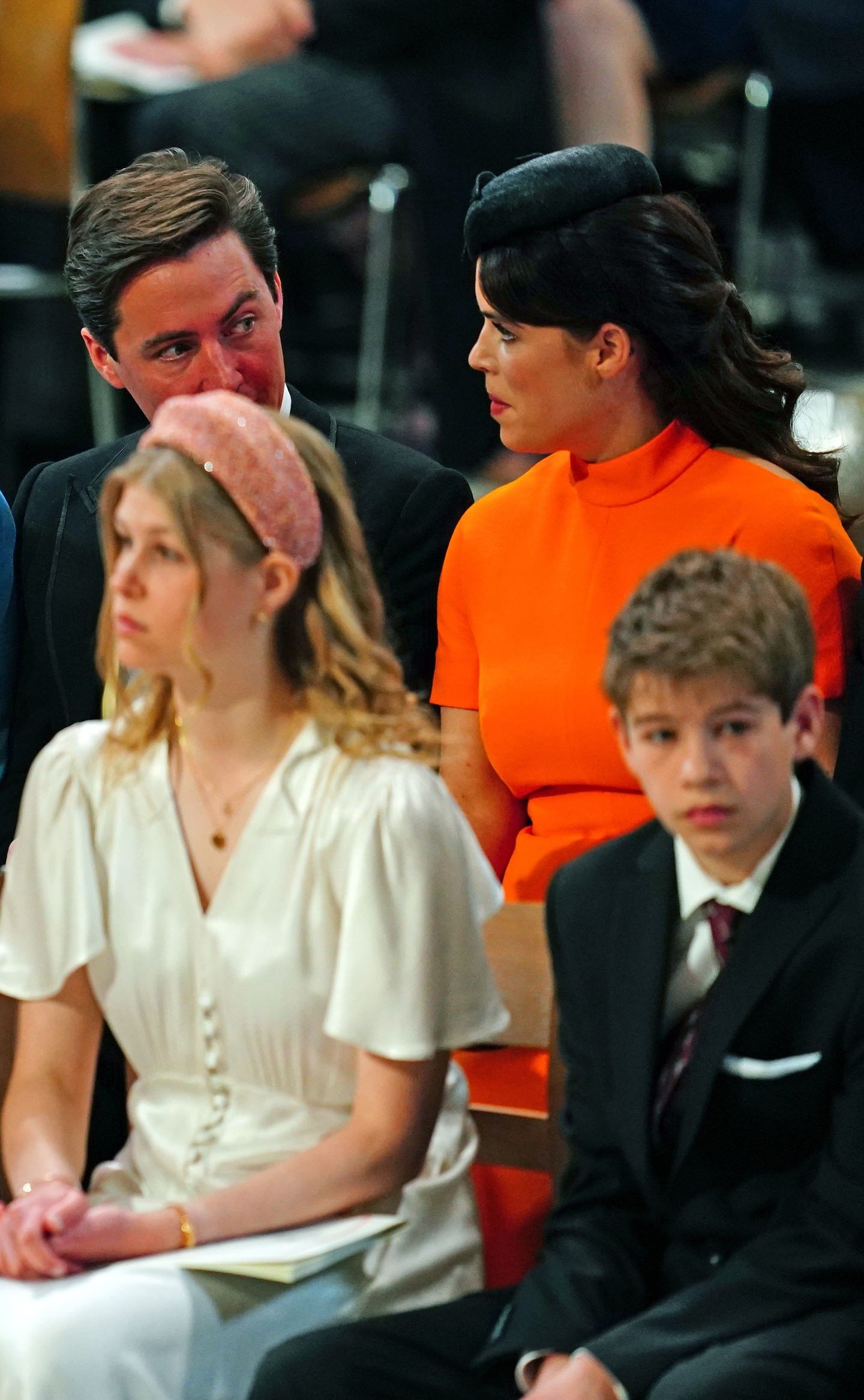 Lady Louise Windsor and Princess Eugenie