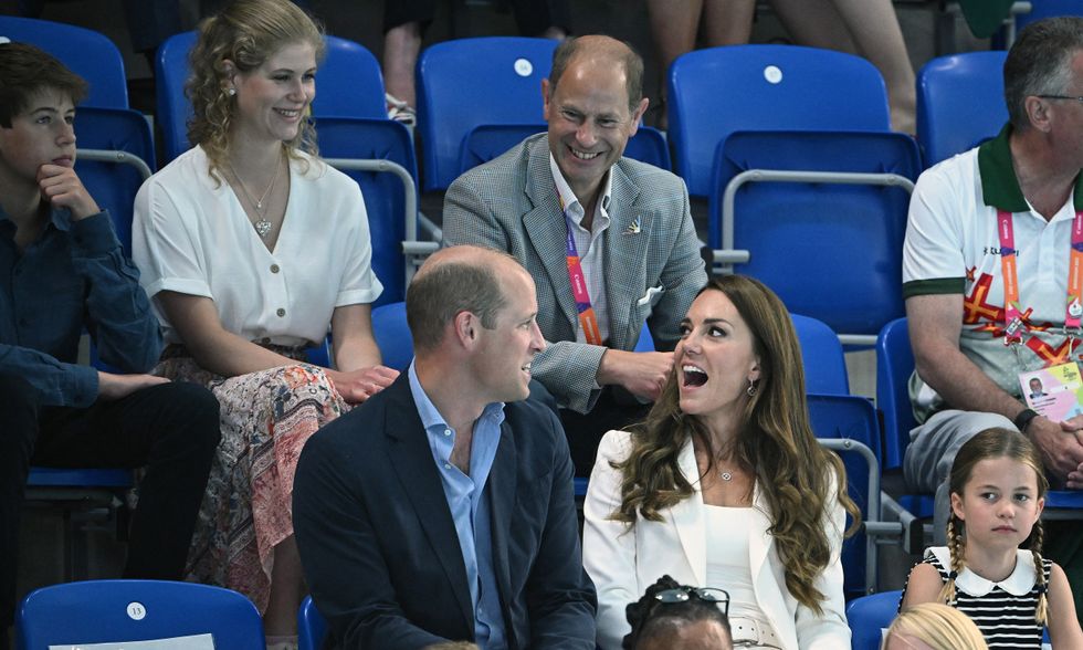 Lady Louise Windsor, Prince William and Princess Kate