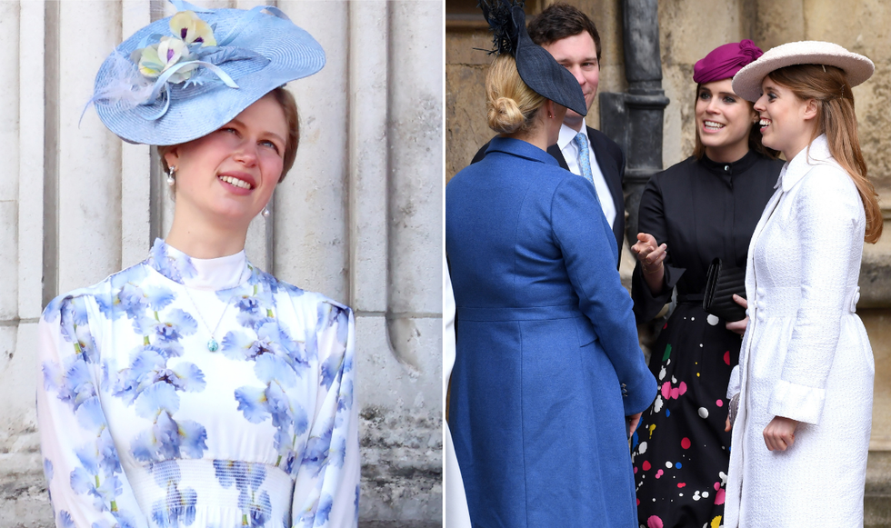 Lady Louise Windsor, Zara, Tindall, Princess Beatrice and Princess Eugenie