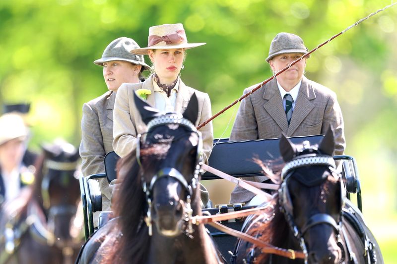 Lady Louise channels Prince Philip away from Balmoral family gathering