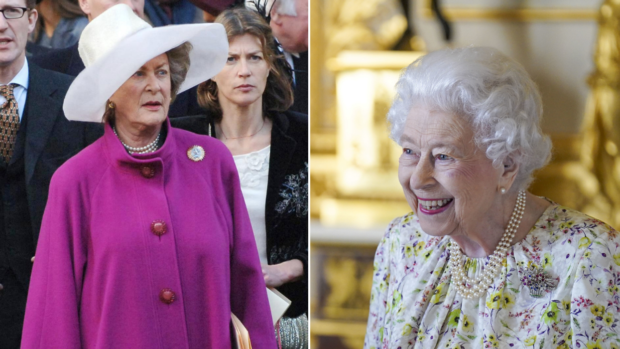 Lady Pamela Hicks and Queen Elizabeth II