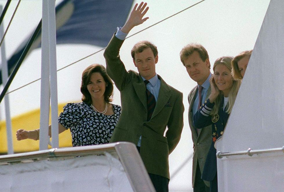 Lady Penny Mountbatten, Lord Ivar Mountbatten, and Duchess of Edinburgh