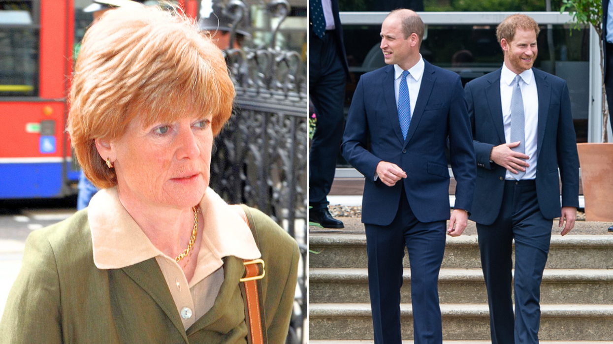 Lady Sarah McCorquodale, Prince William and Prince Harry