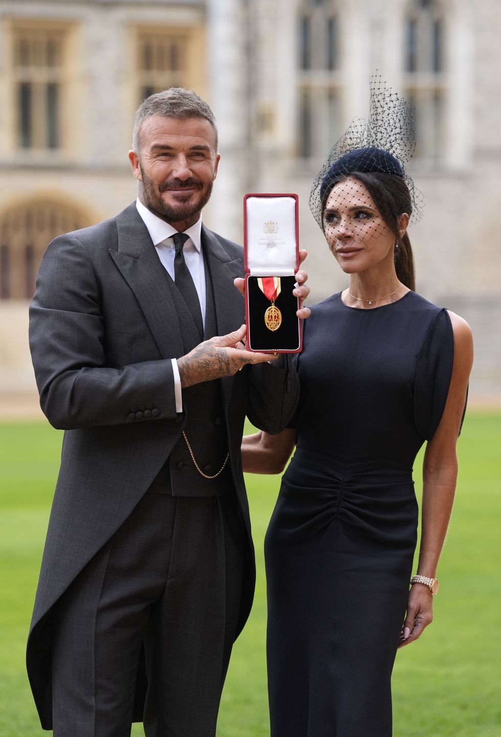 Lady Victoria Beckham and David Beckham