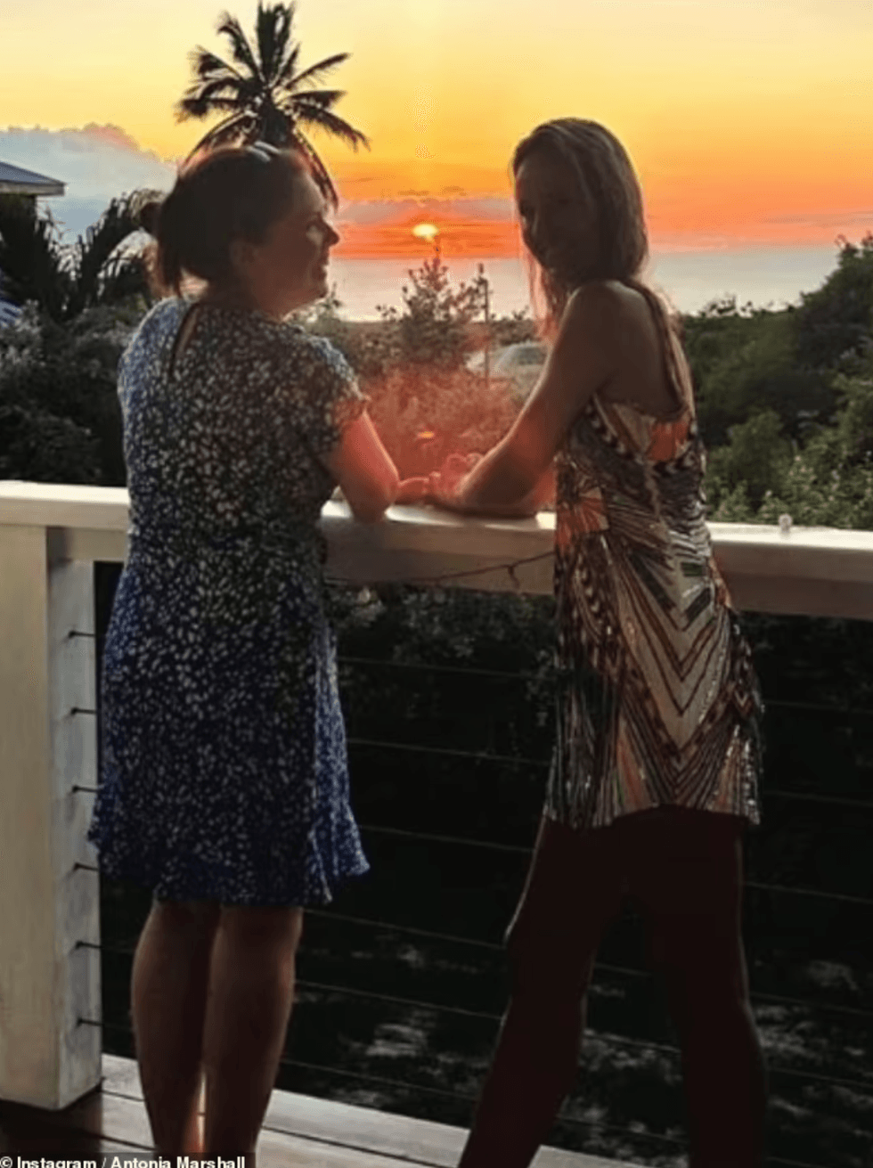 Lady Victoria Hervey and Antonia Marshall