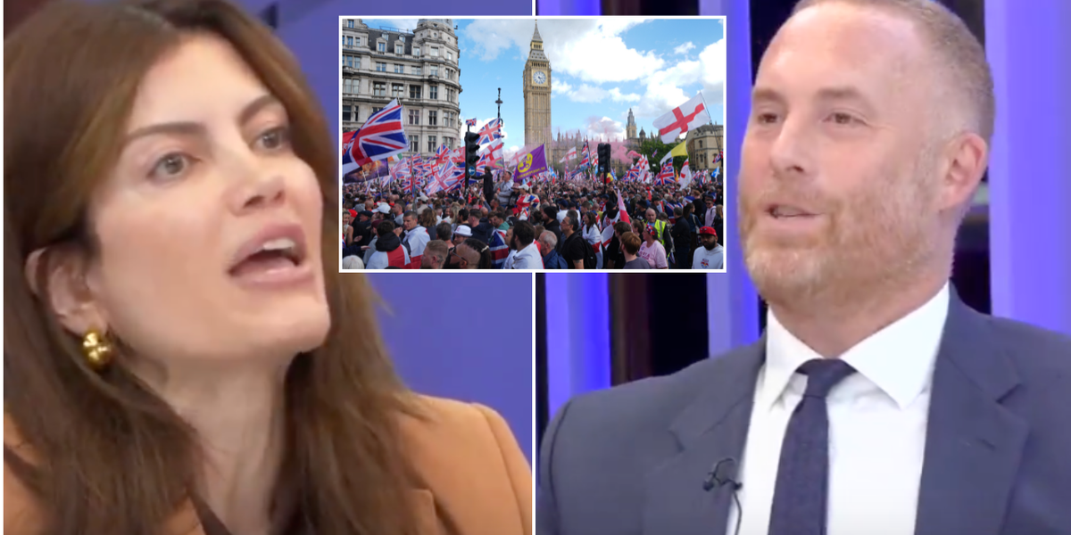 NextImg:Alex Armstrong forced to step in as Tommy Robinson clash boils over on GB News: ‘Let me speak!’