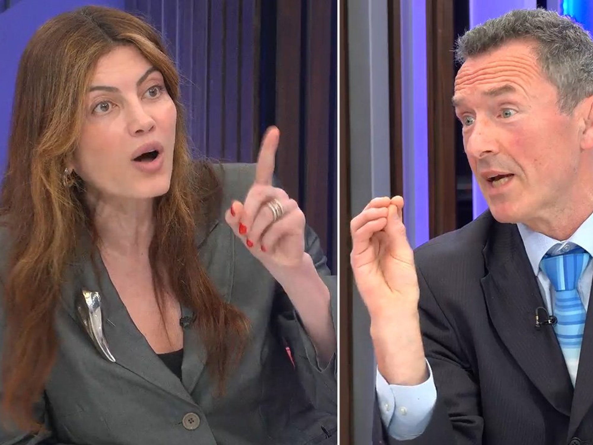 Laila Cunningham and Ed Gemmell