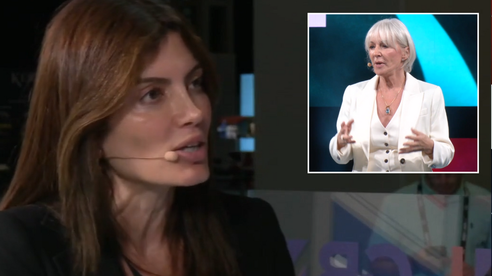 Laila Cunningham and Nadine Dorries
