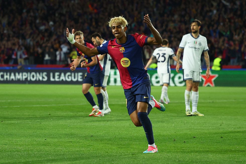 Lamine Yamal Barcelona Inter Milan