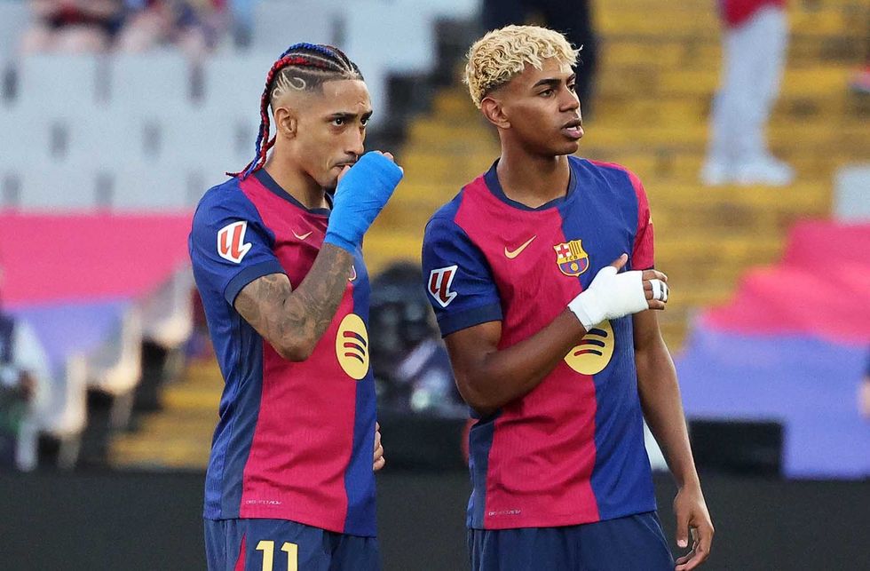 Lamine Yamal, Raphinha