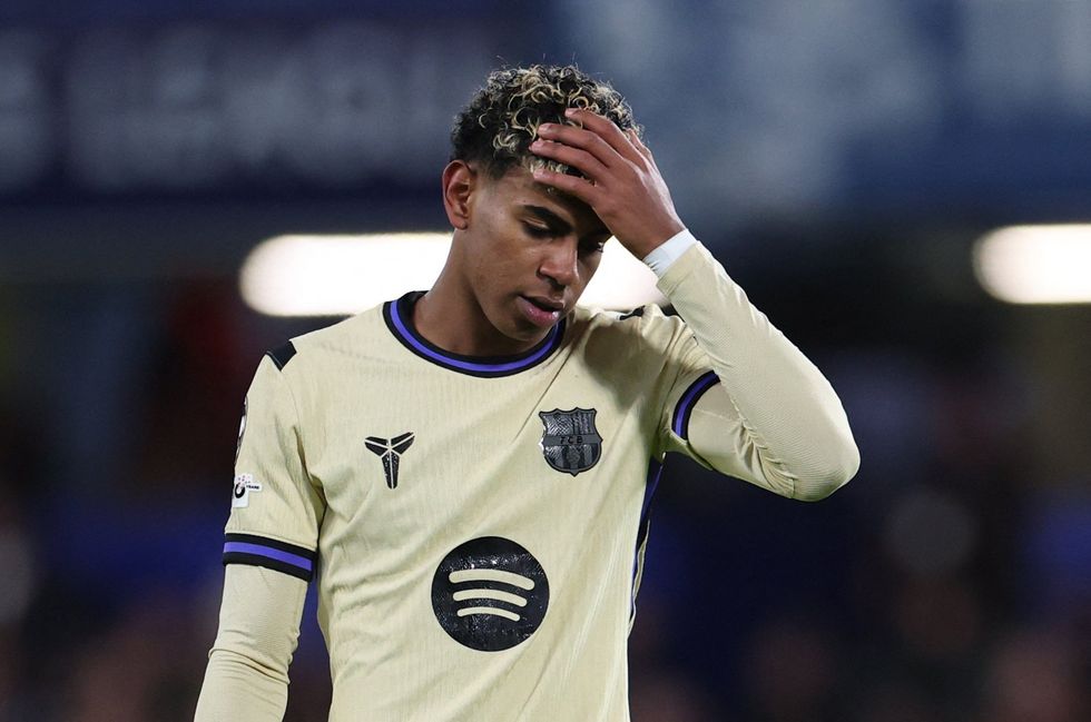 Lamine Yamal was snuffed out of the match as Barcelona struggled