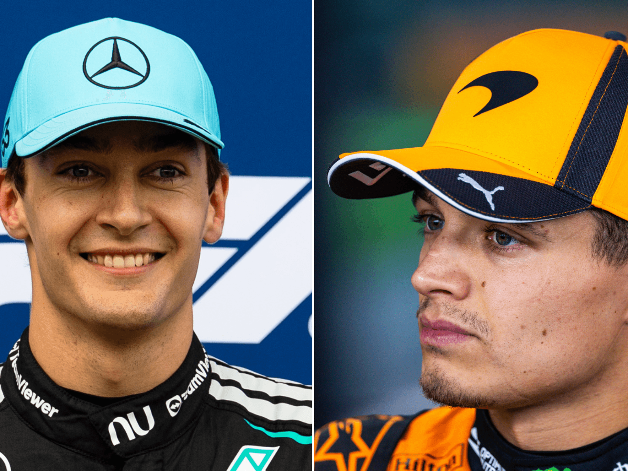 Lando Norris and George Russell