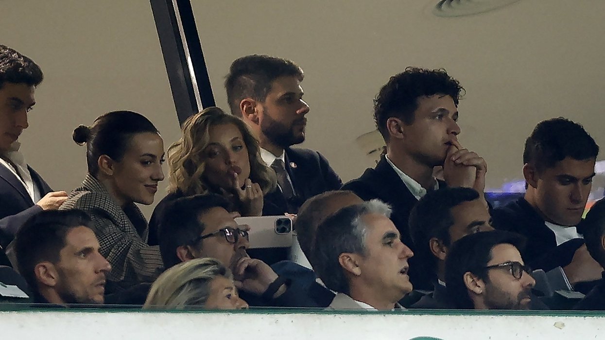 Lando Norris and Magui Corceiro