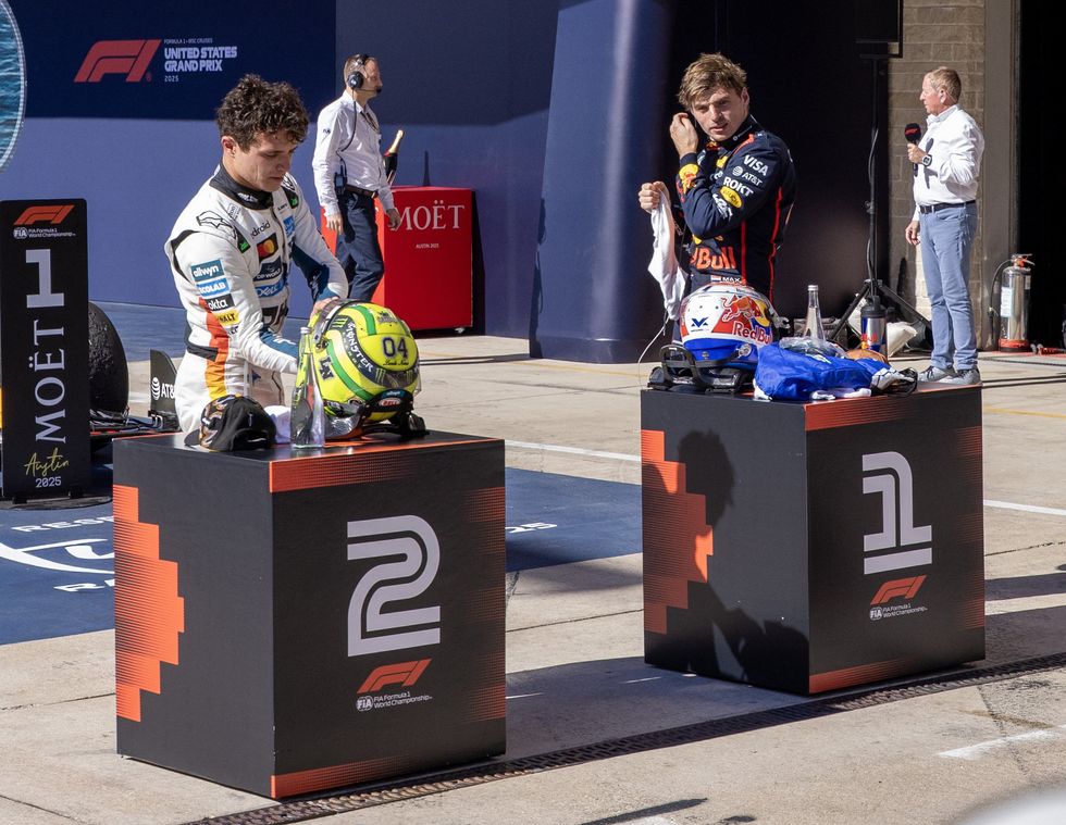Lando Norris and Max Verstappen are locked in a battle for the F1 title