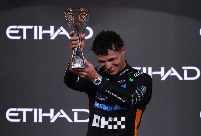Lando Norris became world champion for the first time after the Abu Dhabi Grand Prix at the weekend