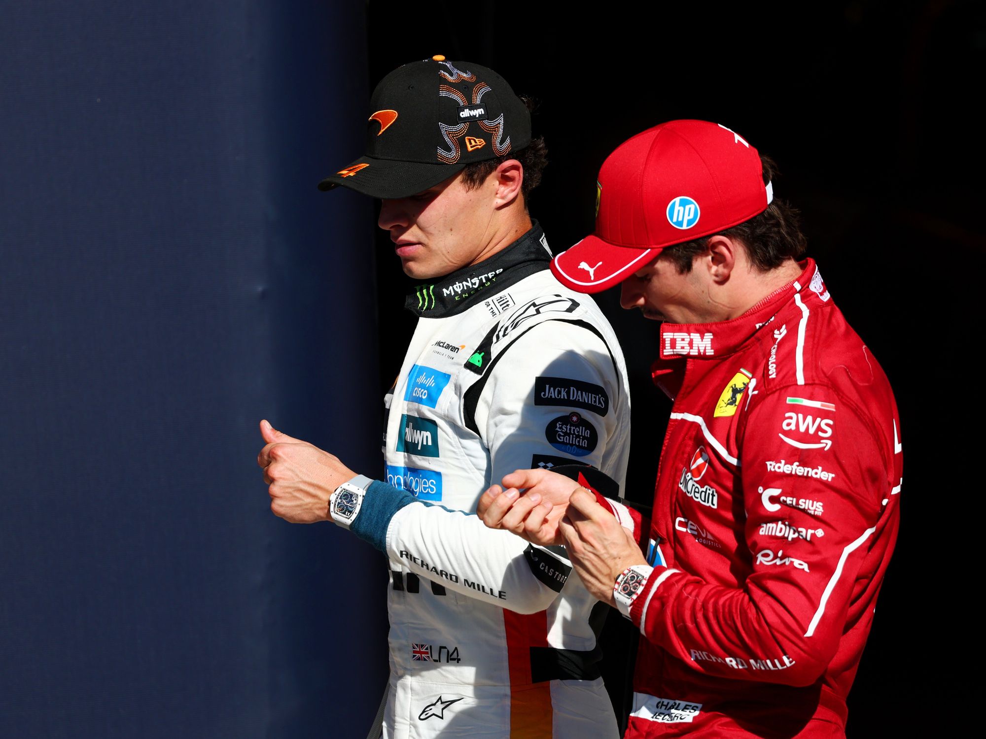 Lando Norris, Charles Leclerc