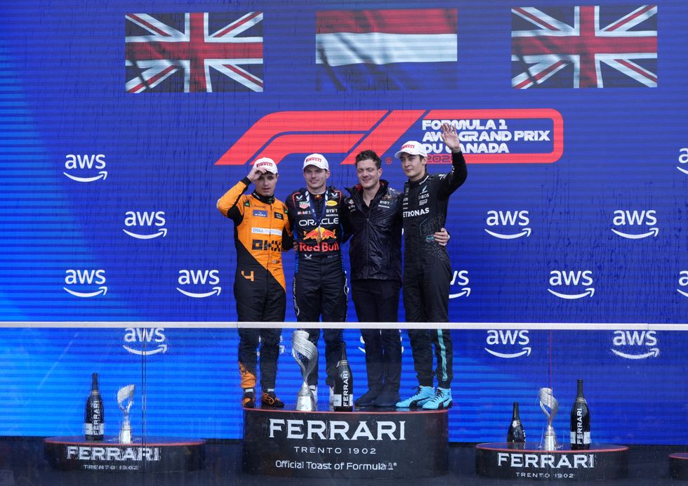 Lando Norris George Russell