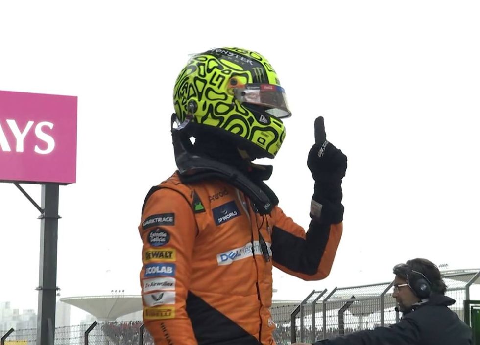 Lando Norris had his lap reinstated