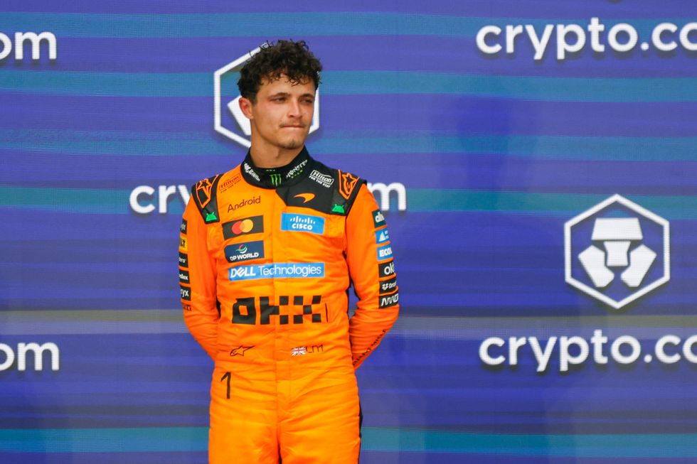 Lando Norris had to settle for second place at the Miami Grand Prix