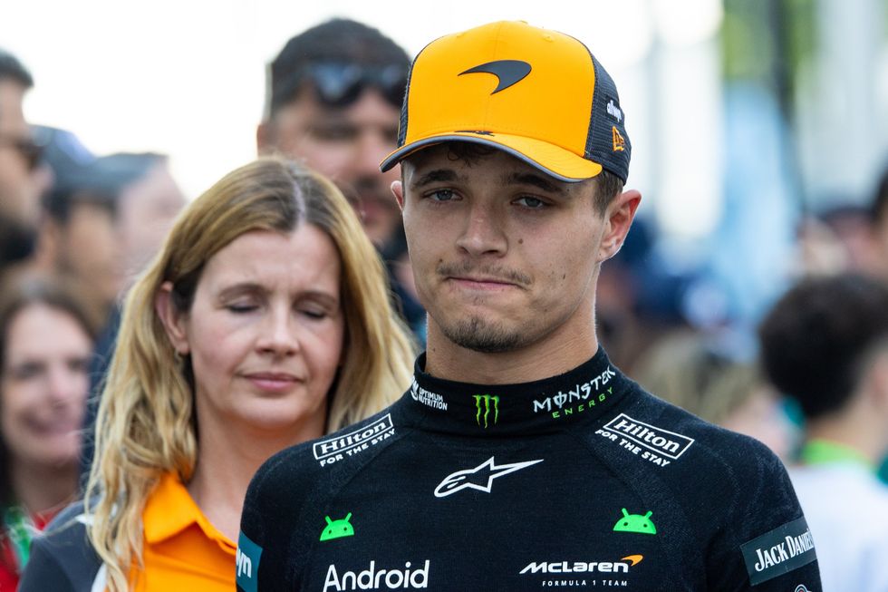 Lando Norris insisted he 'does not care' about the criticism levelled at him