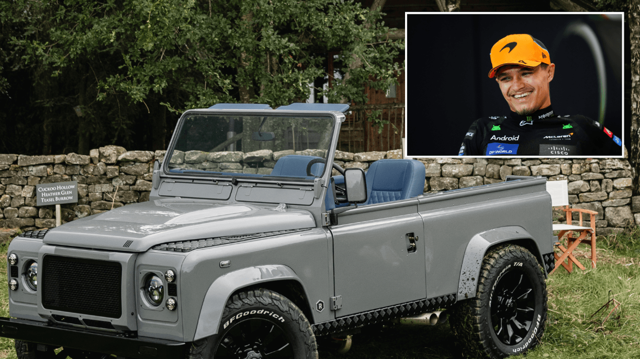 Lando Norris' Land Rover Defender