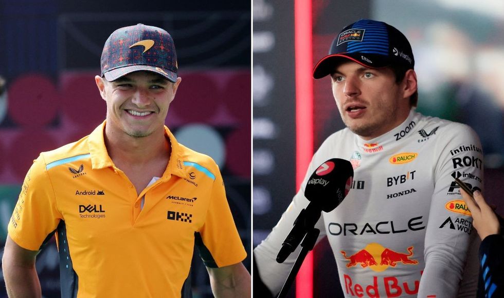 Lando Norris Max Verstappen