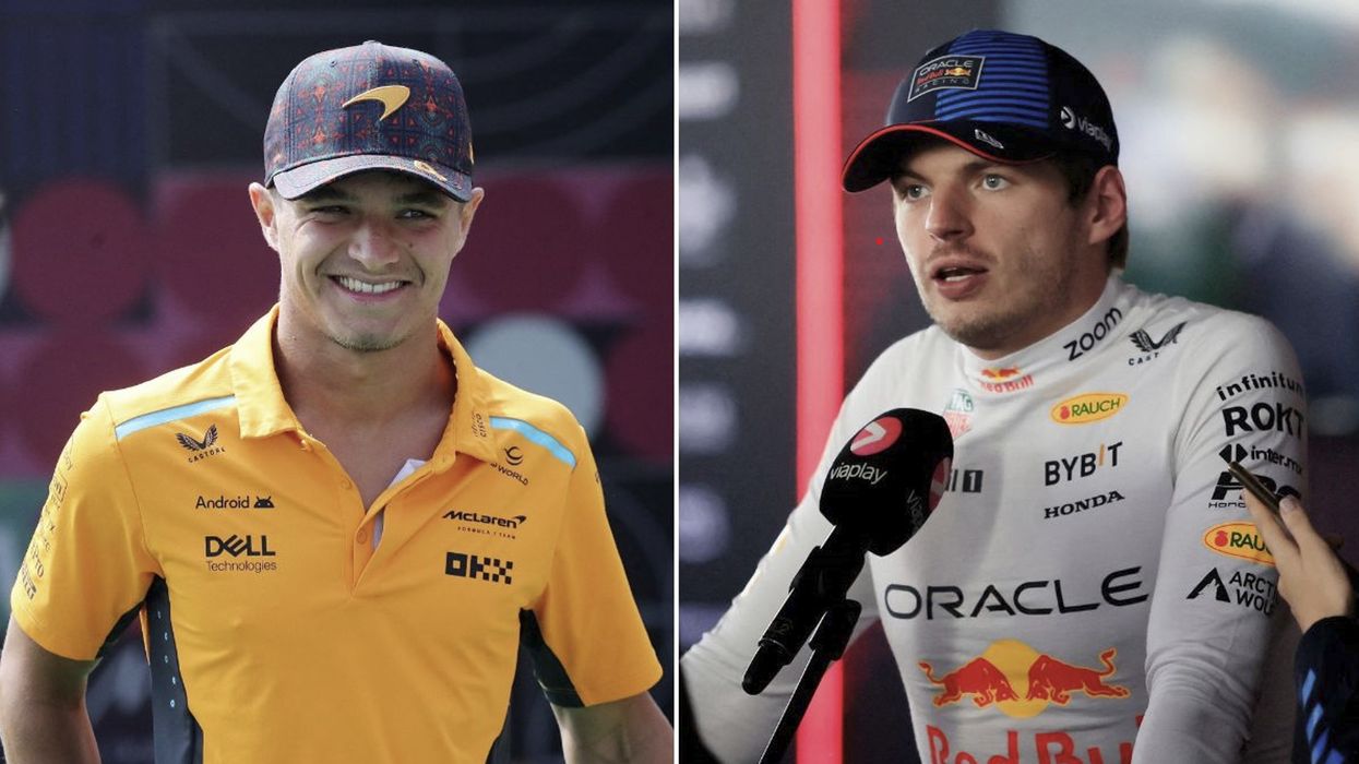 Lando Norris Max Verstappen