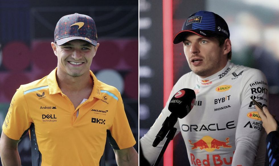 Lando Norris Max Verstappen