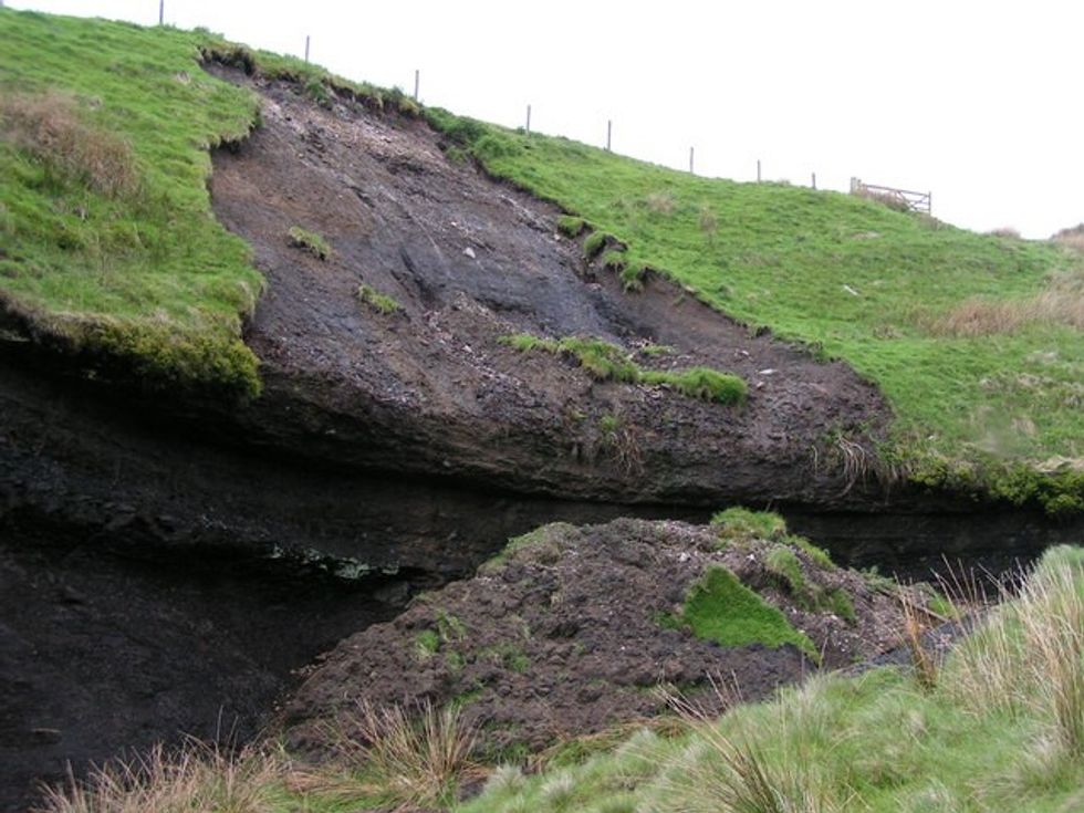 Landslide in the UK