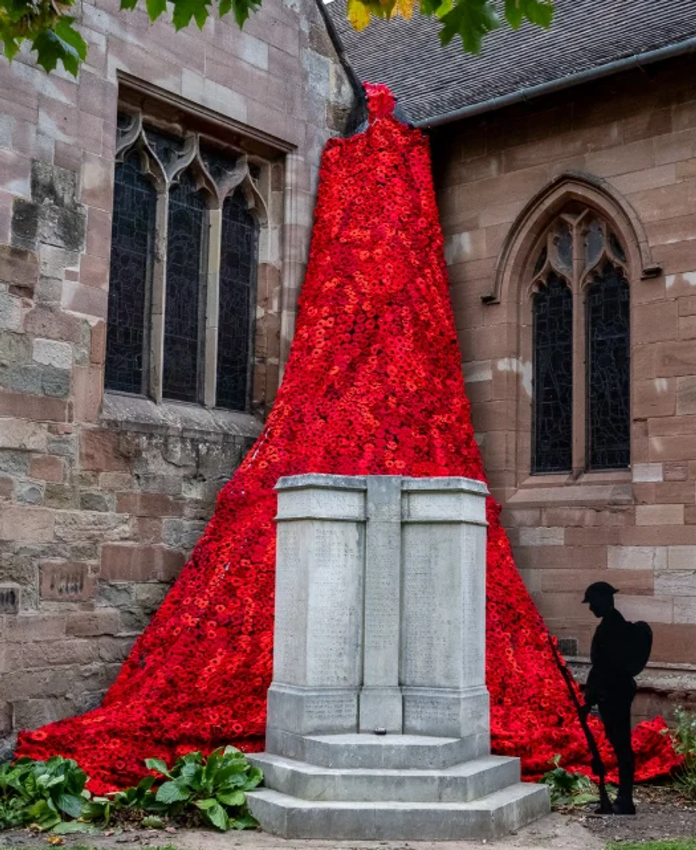 Largest poppy installation