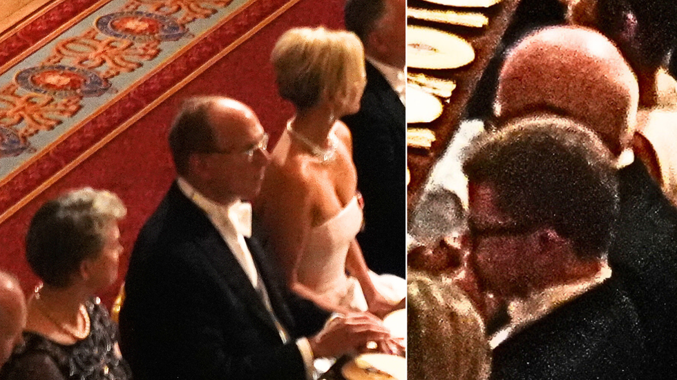 Larry Fink, Foreign Secretary Yvette Cooper and GlaxoSmithKline CEO Dame Emma Walmsley/Morgan McSweeney and Rupert Murdoch