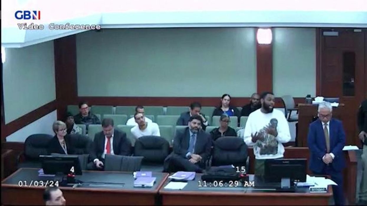 'Nah f*** that b****!' Las Vegas judge is attacked by freshly-convicted criminal