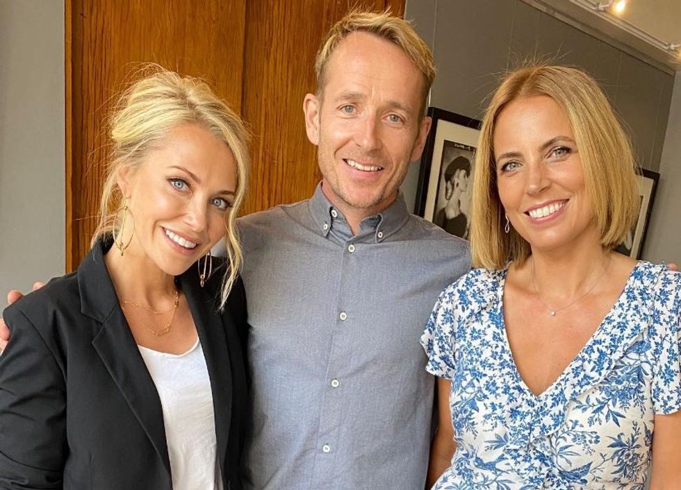 Laura Hamilton, Jonnie Irwin and Jasmine Harman