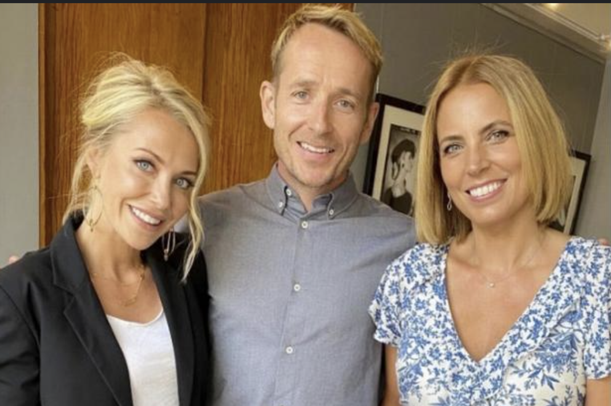 Laura Hamilton, Jonny Irwin and Jasmine Harman