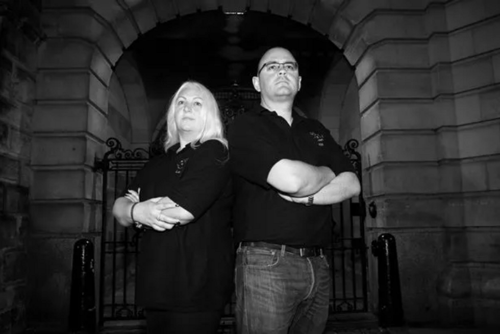 Laura Hoyle and Kirk Stevens