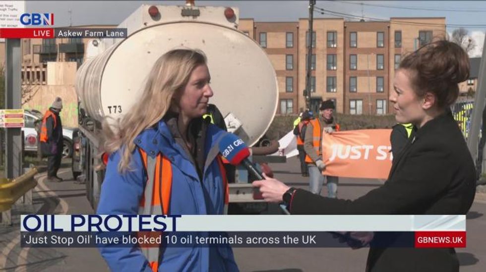 Just Stop Oil protester breaks down in tears and reveals 'some of us will be wearing nappies'